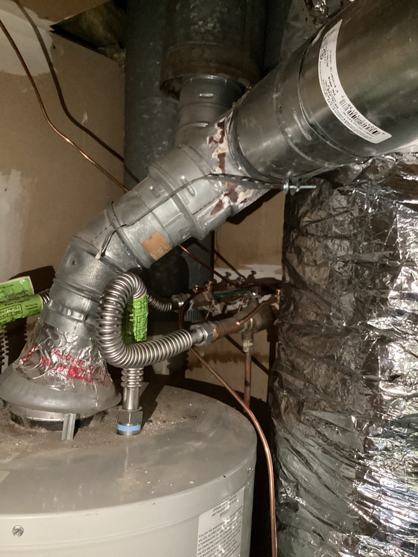 Installed HVAC ductwork with secure connections and insulation