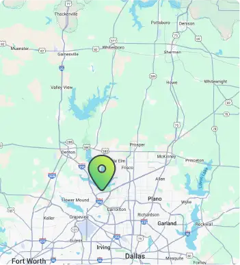 Graco Heating & Air Service Area Map - Lewisville & North Texas